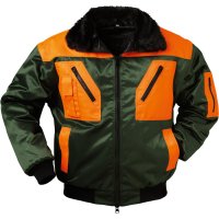 Pilotenjacke Rotdorn, Gr.XL, grün/orange