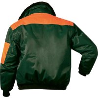 Pilotenjacke Rotdorn, Gr.XL, grün/orange