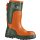 Forst-Gummistiefel Ulme orange/grün Größe 39