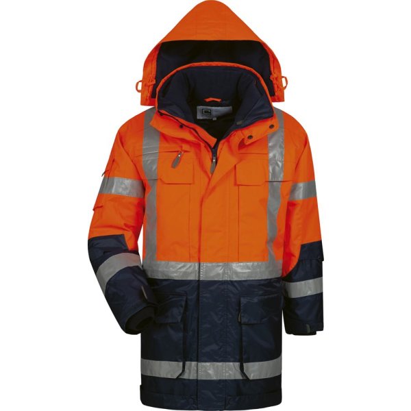 Warnparka Wallace, 4in1, Gr. S, orange