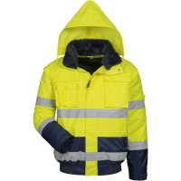 Warnjacke Siegfried, Gr. XL, gelb/marine