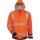 Warnjacke Lukas,SoftshellGr. S, orange/schwarz