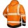 Warnjacke Lukas,SoftshellGr. S, orange/schwarz