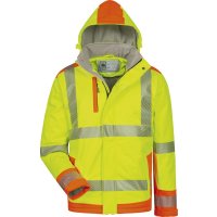 Warnjacke Rickmer, Softshell,S,gelb/orange