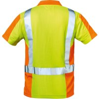 Warn-Poloshirt Zwolle, Gr. S, gelb/orange