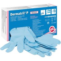 Handsch. Dermatril 743 P,Gr. 6, a 50 Stk. Honeywell