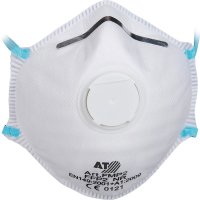 Feinstaub-Maske, FFP2 NR D, weiß, mit Ventil,...