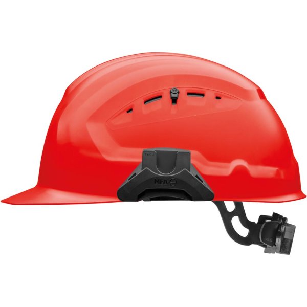 Schutzhelm CrossGuard mit Derhverschluss, rot