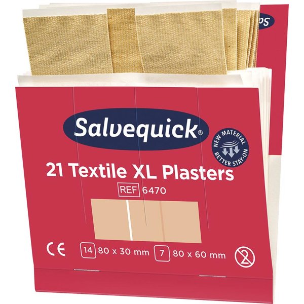 Salvequick Nachf.6x21Pfl.Textil extra groß