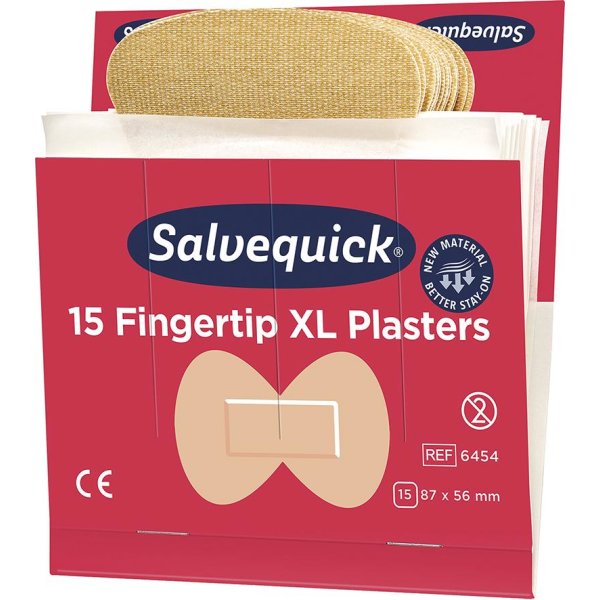 Salvequick Nachf.6x15Pfl.Fingerspitzen extra groß