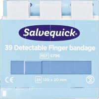 Salvequick Nachfüllp. detektierbar 6x30 Pflaster