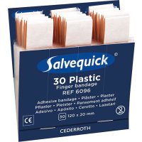 Salvequick Nachfüller 1x30 Pflaster, wasserabweisend