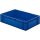 Transport-Stapelkasten B600xT400xH145 mm blau, geschlossen ohne Griffloch LA-KA-PE