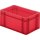 Transport-Stapelkasten B300xT200xH145 mm rot, geschlossen ohne Griffloch LA-KA-PE