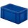 Transport-Stapelkasten B300xT200xH145 mm blau, geschlossen ohne Griffloch LA-KA-PE