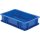 Transport-Stapelkasten B300xT200xH75 mm blau, geschlossen ohne Griffloch LA-KA-PE