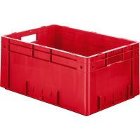 Transport-Stapelkasten B600xT400xH270 mm rot Auflast...