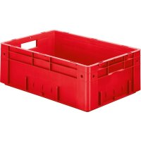 Transport-Stapelkasten B600xT400xH210 mm rot Auflast...