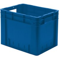 Transport-Stapelkasten B400xT320xH320 mm blau Auflast...