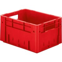 Transport-Stapelkasten B400xT300xH210 mm rot Auflast...