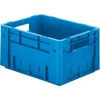 Transport-Stapelkasten B400xT300xH210 mm blau Auflast...