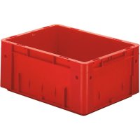 Transport-Stapelkasten B400xT300xH175 mm rot Auflast...