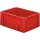 Transport-Stapelkasten B400xT300xH175 mm rot Auflast 600kg ohne Griffloch LA-KA-PE