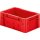 Transport-Stapelkasten B300xT200xH120 mm rot Auflast 600kg ohne Griffloch LA-KA-PE