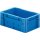 Transport-Stapelkasten B300xT200xH120 mm blau Auflast 600kg ohne Griffloch