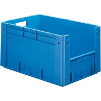 Sichtlagerkasten blau B400xT600xH320 mm Auflast 600kg, VE...