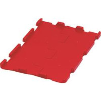 Klappdeckel rot für VTK / D600K,rot B600xT400 mm VE...