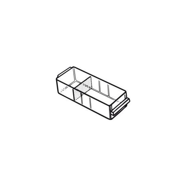 Ersatzschublade Typ150-0 B55xT153xH41 mm transparent RAACO