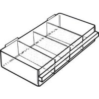 Ersatzschublade Typ150-3 B279xT155xH64 mm transparent RAACO