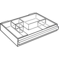 Ersatzschublade Typ250-3 B320xT239xH57 mm transparent RAACO