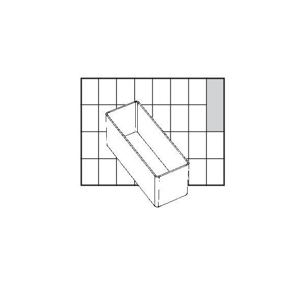 A9-2 Facheinsatz transp. H 47x B 39 x T 109 mm RAACO