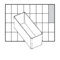 A9-2 Facheinsatz transp. H 47x B 39 x T 109 mm RAACO
