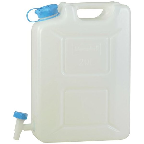 Wasserkanister 22 l HD-PE natur B350xT165xH495 mm