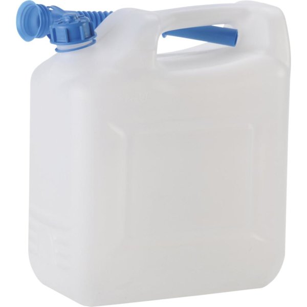 Wasserkanister 12 l HD-PE natur B290xT160xH331,5 mm mit Auslaufrohr