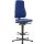 Bimos Arbeitsstuhl 9641-6802 All-In-One 3 Sitzhöhe 570-830 mm mit Gleiter, Stoff blau