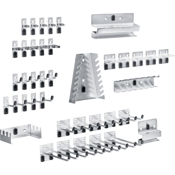 Hakensortiment 40-teilig für Lochplatten für Lochplatten bott
