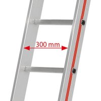 Schiebeleiter zweiteilig 2x10 Sprossen AH 5,24m HYMER