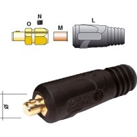 Schweißkabelstecker 400 A(35-50 qmm) Z 21 mm Weldstone