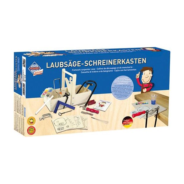 Laubsäge-Schreinerkasten m.Stahlwerkzeugen Bausch