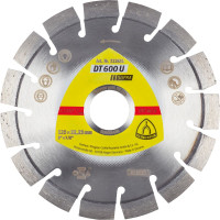 Diamanttrennscheibe DT/SUPRA/DT600U/S/115X2,4X22,23/13K/9 KLINGSPOR