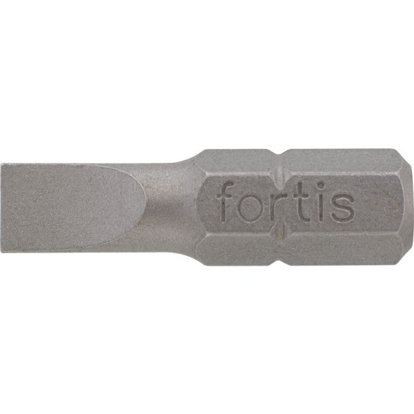 Bit zähhart 1/4 DIN3126 C6,3 Schlitz 5,5x1,0x25mm 10er Pack FORTIS"