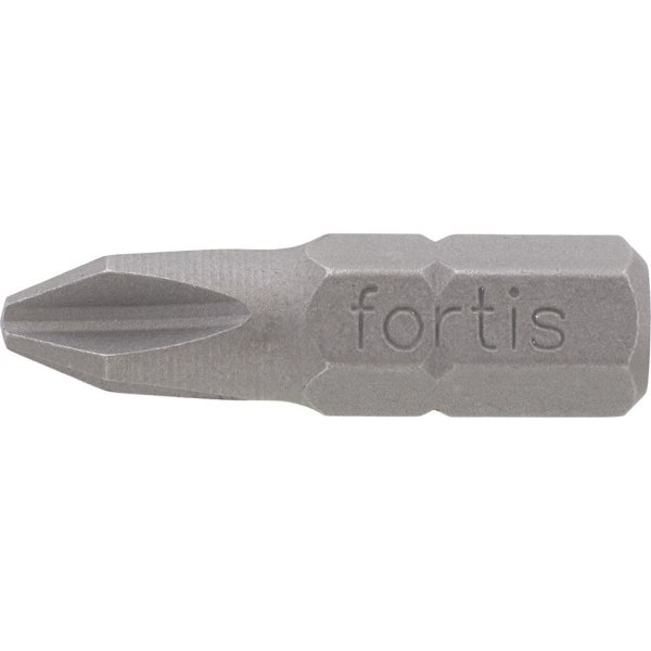 Bit zähhart 1/4 DIN3126 C6,3 PH1x25mm 10er Pack FORTIS"