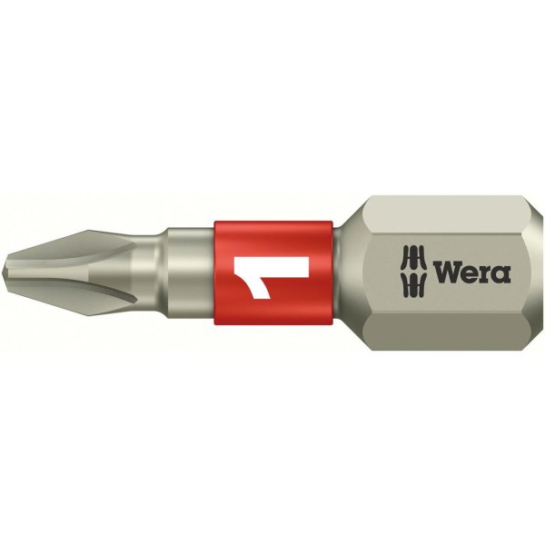 Bit rostfrei 1/4 DIN 3126 C6,3 PH1x25mm Wera"