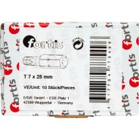 Bit zähhart 1/4 DIN3126 C6,3 T7x25mm 10er Pack...