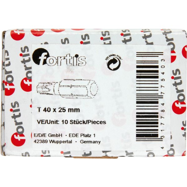 Bit zähhart 1/4 DIN3126 C6,3 T40x25mm 10er Pack FORTIS"