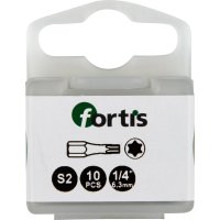 Bit Torsion 1/4 DIN3126 C6,3 T25x25mm 10er Pack FORTIS"